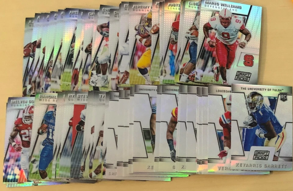 2016 Prizm Draft Picks Collegiate Football Base Rookie DP Card 1-250 - You Pick - Image 1 of 4