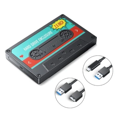 2.5inch Hard Enclosure External Hard Case USB C/USB - Image 1 of 4