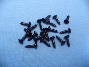 20 TORNILLOS GOLPEADORES NEGROS PARA GUITARRAS ELÉCTRICAS ST/TL LP/SG LOOK ENVÍO EE. UU. - Imagen 1 de 4