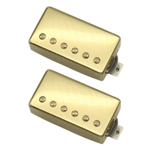 Electric Guitar Humbucker Pickups 50/50mm Neck&Bridge Pickup for Gibson LP Gold - Picture 1 of 7