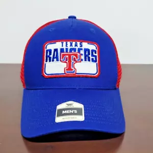 New Texas Rangers Trucker Snapback Hat Cap Red Blue Adjustable MLB Free Ship - Picture 1 of 6