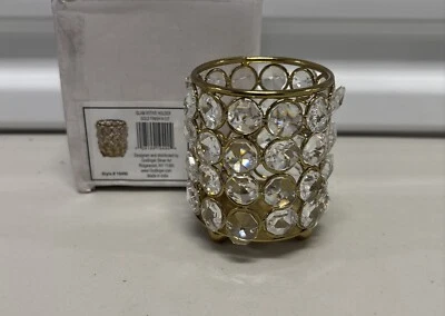 Godinger Lighting  Glam Votive Candle Holder - Gold Finish 3.5 in New With Tags - Image 1 of 3