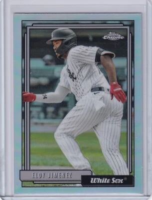 2021 Topps Baseball '92 Insert Refractor #TC92-15 Eloy Jimenez WHITE SOX - Image 1 of 2
