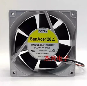 SANYO 9LB1224H102 12038 DC24V 0.19A 12CM Cooling Fan - Afbeelding 1 van 1