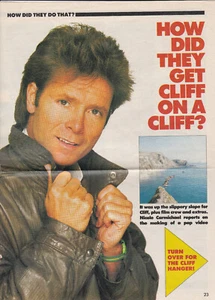 Cliff Richard interview - circa 1990 - 3 pages - Picture 1 of 1