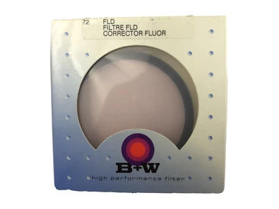 B+W New 72mm Fluorescent Glass Filter for Daylight Film 77680 Corrector FLD 499 - Image 1 of 4