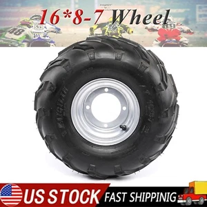 Llanta de rueda 16x8x7 16x8-7 7" + neumático para ATV Quad Go Kart 110cc 125cc Dirt Pit Bike - Imagen 1 de 9
