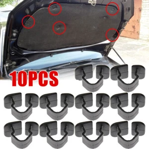10Pcs Car Engine Hood Insulation Pad Retainer Clip Fits For VW Golf Passat Jetta - Picture 1 of 13