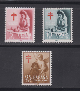 ESPAÑA (1953) SPAIN NUEVO MNH SPANIEN ESPAGNE - SERIE EDIFIL 1121/23 TUBERCULOSO
