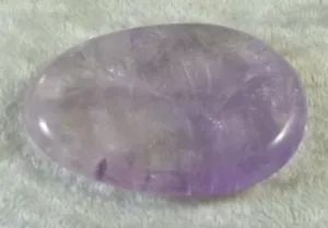 Amethyst Carved Worry Stone - Picture 1 of 2