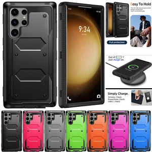 Funda de goma a prueba de golpes para teléfono Samsung Galaxy S23/S23+/S23 Ultra/S23 FE - Imagen 1 de 86