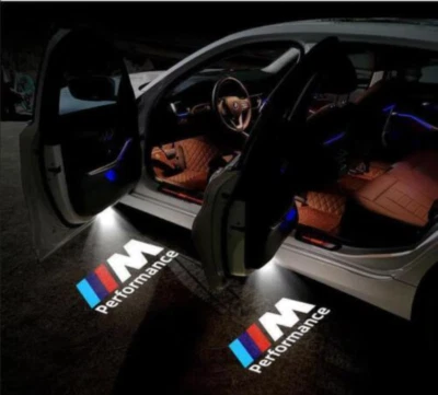 4PCS LED für BMW M Performance Laserprojektionslampe Auto dekoratives Lampen