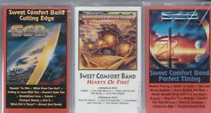 3 Sweet Comfort Band Cassettes-Hearts Of Fire/Perfect Timing/Cutting Edge (NEW) - Picture 1 of 1