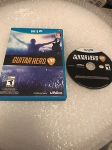 GUITAR HERO LIVE NINTENDO WII U GAME ONLY WITH CASE - Picture 1 of 1