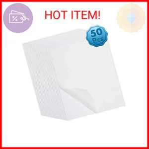 Vellum Paper, Cridoz 50 Sheets Vellum Transparent Paper 8.5 x 11 Inches Transluc - Picture 1 of 2