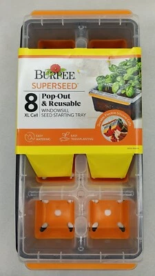 Bandeja de inicio de semillas Burpee Superseed Winsill | 8 celdas XL | Bandeja de inicio de semillas   Foto 1 de 4