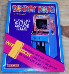 Coleco INTELLIVISION DONKEY KONG By Nintendo Game Cartridge In Box 1982 - Picture 1 of 5