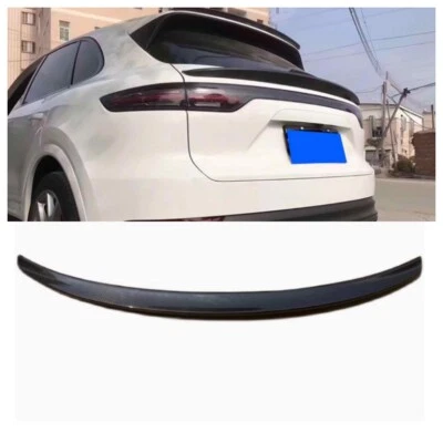 Rear Trunk Spoiler Tail Wing A For 2019-2025 Porsche Cayenne True Carbon Fiber  - Image 1 of 4
