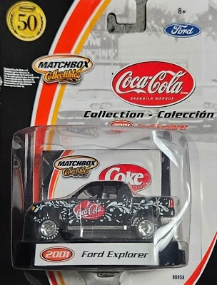 MATCHBOX 50 Years - Coca Cola Series - 2001 Ford Explorer - 1:64 Diecast New  - Image 1 of 4