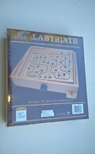 Labyrinth Wood Maze Classic Games Collection String Operated 2x Steel Balls