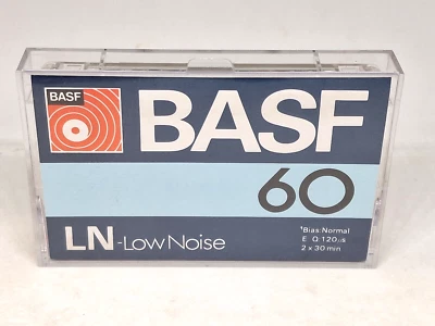 BASF LN 60 Japan  Blank Audio Cassette Tape  NEW - Image 1 of 4