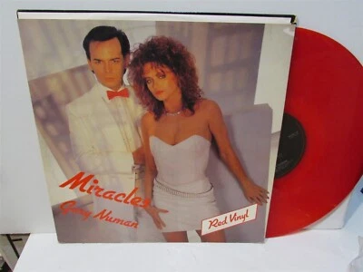 GARY NUMAN Miracles / The Fear 1985 12" RED VINYL UK Import Numa NUM 13 - Image 1 of 2