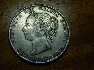 1900 Newfoundland Canada 50 Cents - Picture 1 of 13