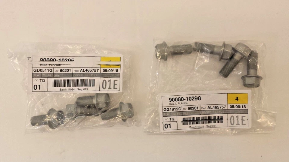 LEXUS OEM FACTORY FRONT AND REAR CALIPER BOLT SET 1998-2000 GS400 - Image 1 of 1