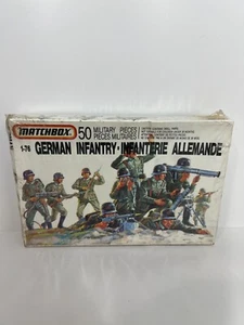 Matchbox WWII German Infantry 1:76 Scale Plastic Model Kit 40903 50 pieces 1989 - Picture 1 of 8