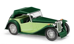 Busch 45917 - MG Midget TC Cabriolet vert 2 tons  - HO (1:87) - Photo 1/1