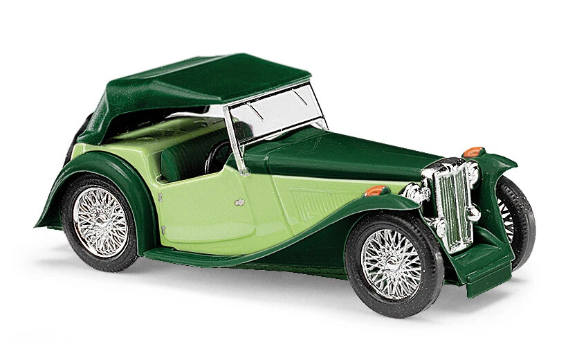 Busch 45917 - MG Midget TC Cabriolet vert 2 tons  - HO (1:87) - Photo 1/1