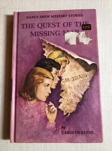 Nancy Drew The Quest of Missing Karte #19 1969 Hardcover/Blaues Top Carolyn Keene - Bild 1 von 10