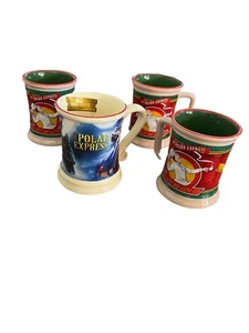 The Polar Express Weihnachtstassen Kaffeetassen Warner Brothers 4er Set Magic - Bild 1 von 19