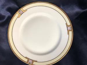 EPIAG TSCHECHOSLOWAKEI SALATTELLER 6 3/4" DIANA GELBES BAND GUTHERZ - Bild 1 von 3