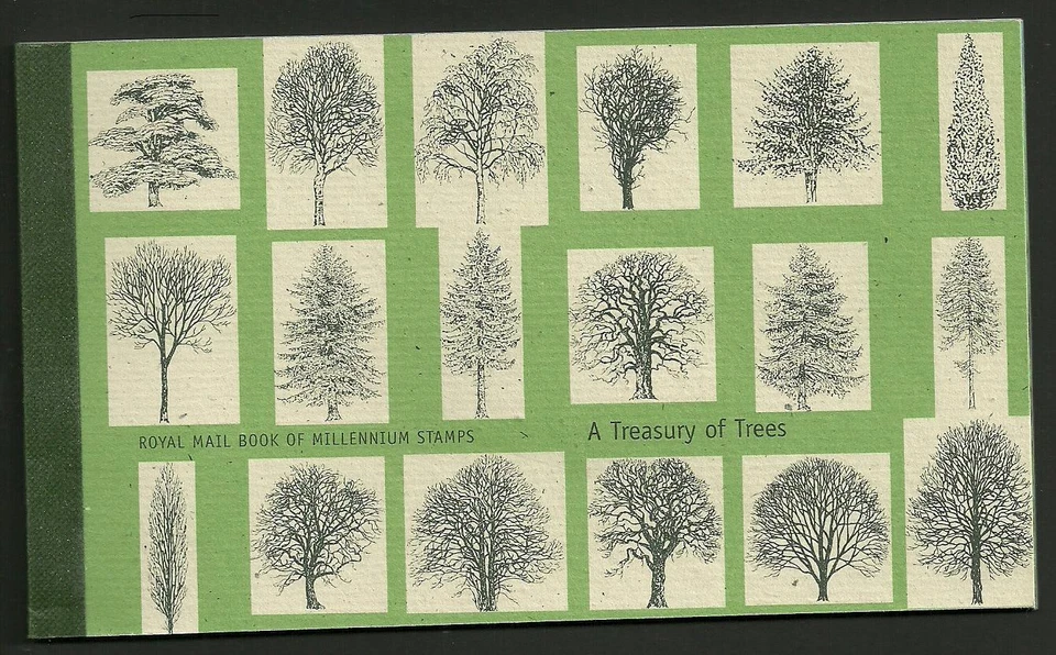 GB SGDX26 2000 TREASURY OF TREES BOOKLET MNH - Image 1 of 1