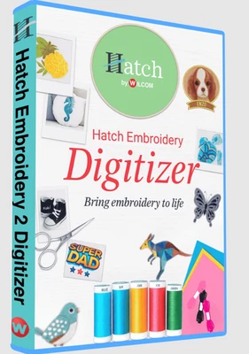 WILCOM Hatch 2 Embroidery Software | Full Version | Lifetime License | Digital Download