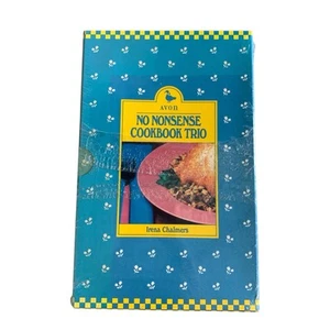 AVON No Nonsense Cookbook Trio By Irena Chalmers New Sealed 3 Books - Picture 1 of 5