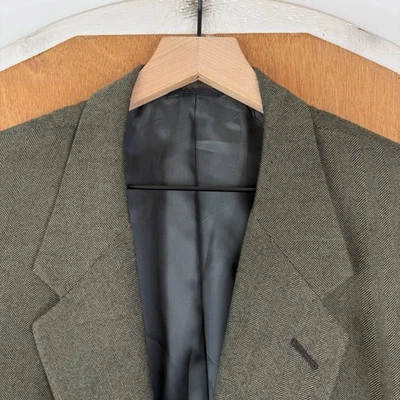 Abrigo deportivo Tom James Blazer Para Hombre 50XL Verde Espiga Holanda Lana Jerez Foto 1 de 4