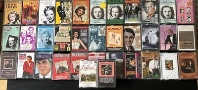 Cassette bundle x35-1940s/50s-Gracie Fields,Judy Garland,Al Bowlly,Doris Day,etc - Image 1 of 2