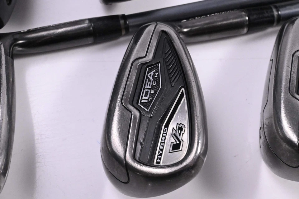 Adams Idea Tech V4 Hybrid Combo Irons / 4h-6h+7-PW+SW / Regular Flex Bassara 60 - Image 1 of 4