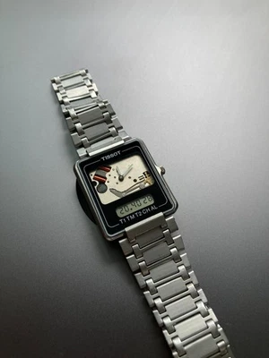 Tissot Two Timer Skeleton | 1980s | RARE | Unisex Quarz | TWOTIMER - Bild 1 von 3