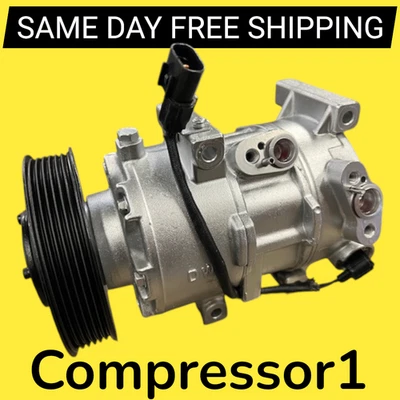 AC Compressor For 2012 2013 2014 2015 2016 2017 Hyundai Accent Kia RIO 1.6L - Image 1 of 3