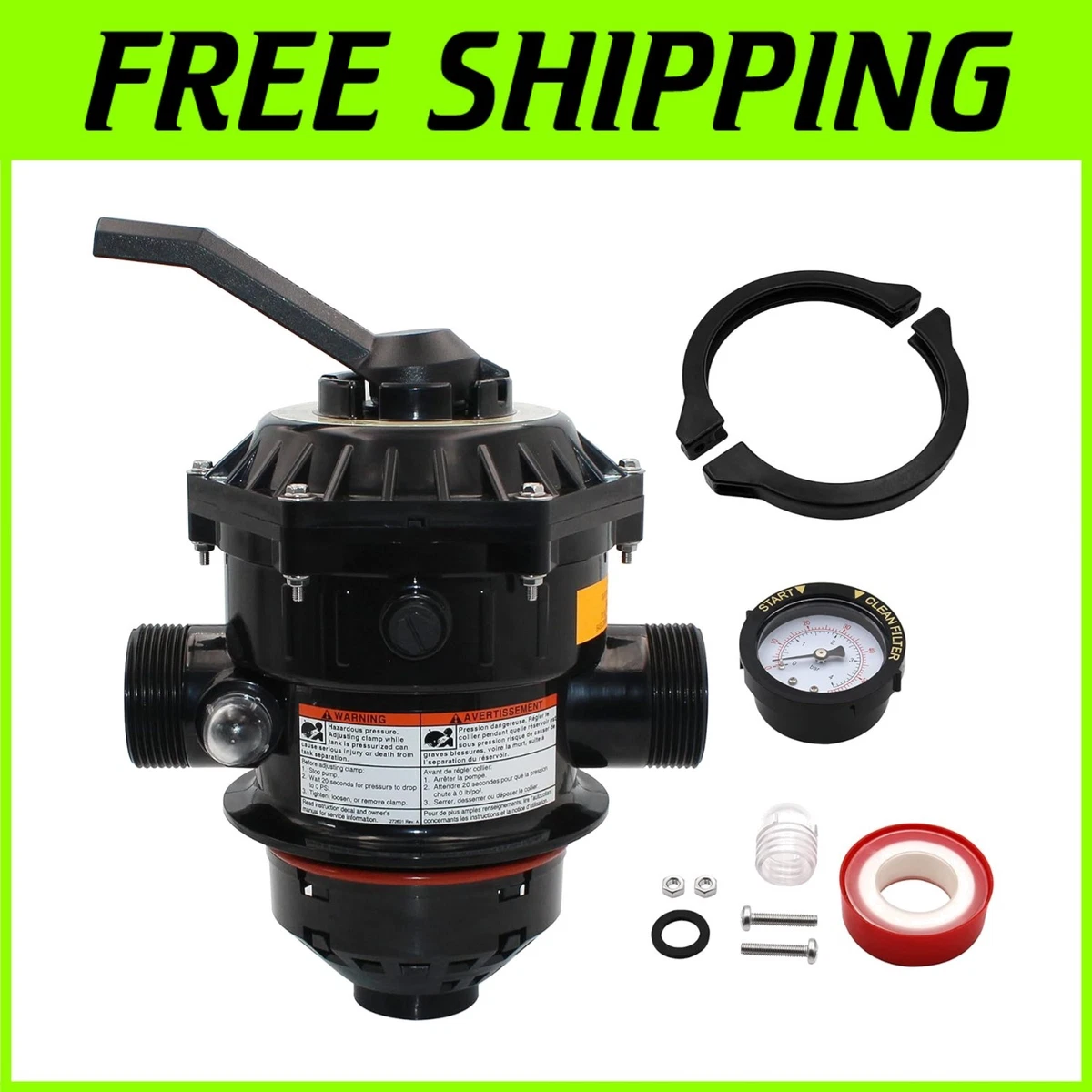 Poolrite MPV Flange Gasket For Smart Valve 2000 (Tank To Multiport ...