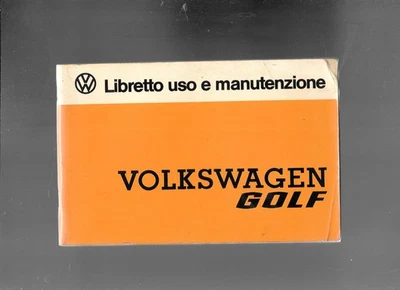 VOLKSWAGEN GOLF : LIBRETTO USO E MANUTENZIONE ED. AGOSTO 1977 - Immagine 1 di 4