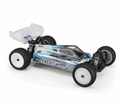 JConcepts S2 B74.1 Buggy Clear Body W/S-Type Wing Fits Team Associated B74/B74.1 - Image 1 of 4