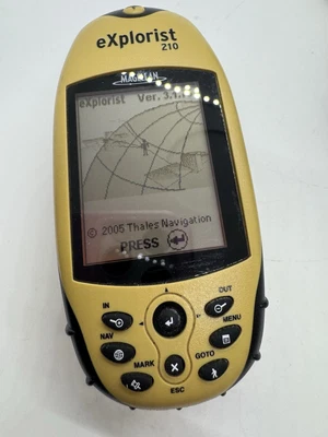 Magellan eXplorist 210 Handheld GPS Unit Waterproof Hiking geocaching portable - Image 1 of 4