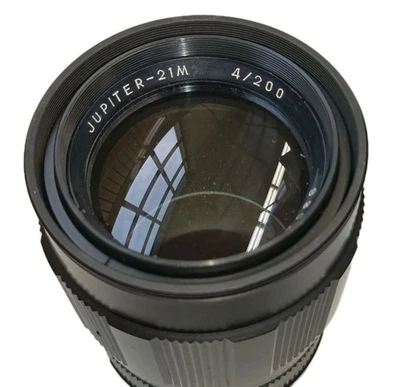 Jupiter -21M, UDSSR Teleobjektiv 4/200mm, - Bild 1 von 3