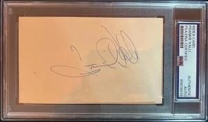 FRANKIE VALLI SIGNIERTE INDEXKARTE PSA GEKAPSELT DIE VIER JAHRESZEITEN DAS WUNDER WER - Bild 1 von 2