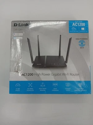 D-Link DIR-1260 AC1200 4-Ports Gigabit Wi-Fi Router - Sealed - Image 1 of 4