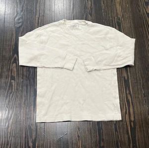 Abercrombie Fitch Soft AF Thermal Men’s XS White Cotton - Picture 1 of 4